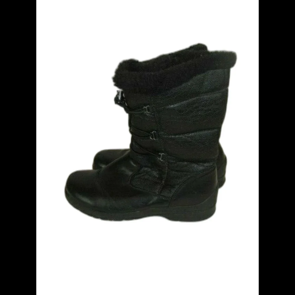 Womens Bass Cordova Black Fleece Lined 10